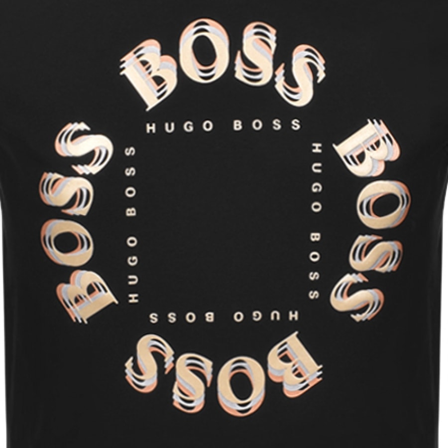 Alternative Image for ProductBOSS Athleisure Tee 5 Short Sleeve T Shirt Black3